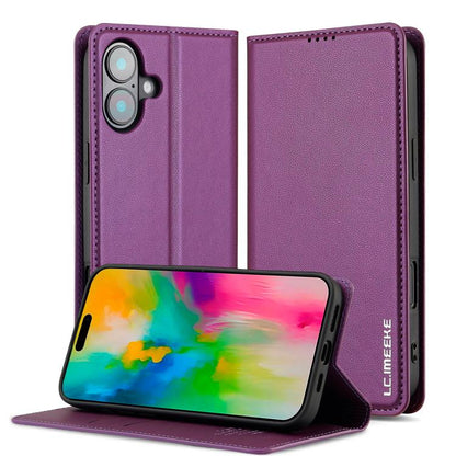 LC.IMEEKE L1 Series Frosted Fine Texture PU Phone Case, For iPhone 16e / 17e, For iPhone 17 Pro Max, For iPhone 17 Pro, For iPhone 17