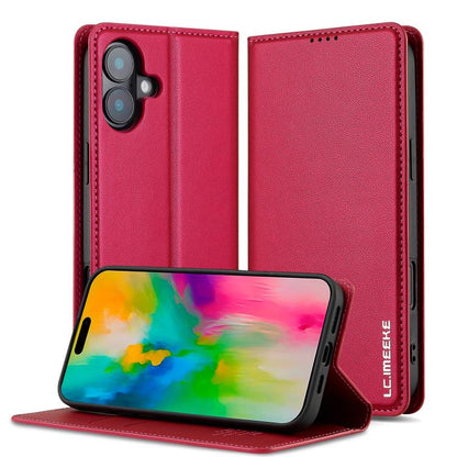 LC.IMEEKE L1 Series Frosted Fine Texture PU Phone Case, For iPhone 16e / 17e, For iPhone 17 Pro Max, For iPhone 17 Pro, For iPhone 17