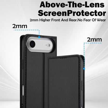 LC.IMEEKE L1 Series Frosted Fine Texture PU Phone Case, For iPhone Air, For iPhone 16 Pro Max, For iPhone 16 Pro, For iPhone 16 Plus
