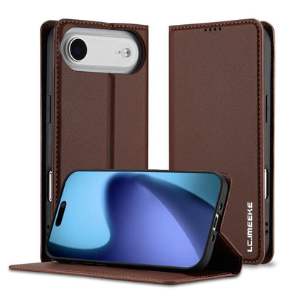 LC.IMEEKE L1 Series Frosted Fine Texture PU Phone Case, For iPhone Air, For iPhone 16 Pro Max, For iPhone 16 Pro, For iPhone 16 Plus