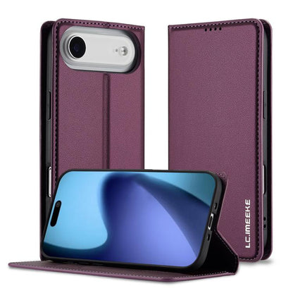 LC.IMEEKE L1 Series Frosted Fine Texture PU Phone Case, For iPhone Air, For iPhone 16 Pro Max, For iPhone 16 Pro, For iPhone 16 Plus