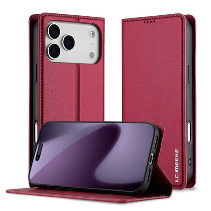LC.IMEEKE L1 Series Frosted Fine Texture PU Phone Case, For iPhone 16e / 17e, For iPhone 17 Pro Max, For iPhone 17 Pro, For iPhone 17