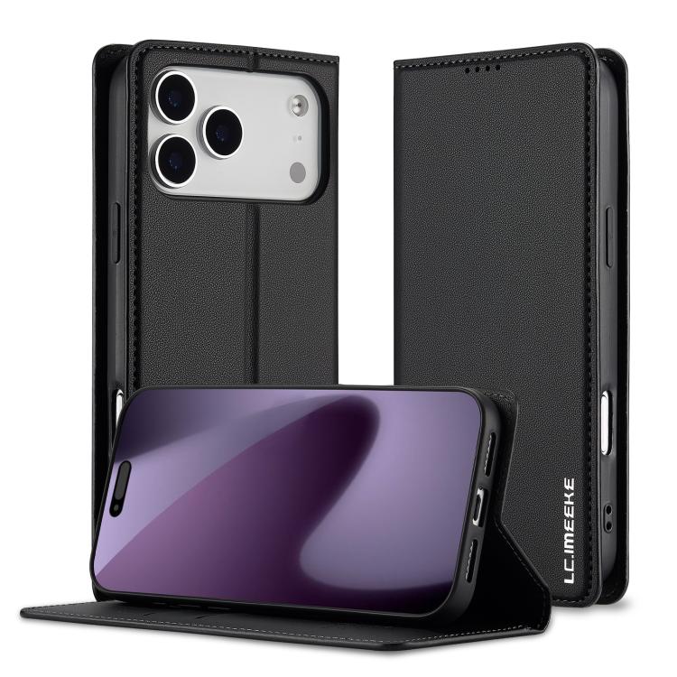 LC.IMEEKE L1 Series Frosted Fine Texture PU Phone Case, For iPhone 16e / 17e, For iPhone 17 Pro Max, For iPhone 17 Pro, For iPhone 17