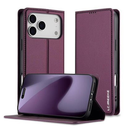 LC.IMEEKE L1 Series Frosted Fine Texture PU Phone Case, For iPhone 16e / 17e, For iPhone 17 Pro Max, For iPhone 17 Pro, For iPhone 17