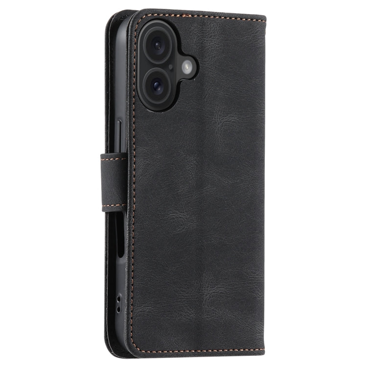 Nail Skin Feel Stitching Calf Texture Leather Phone Case