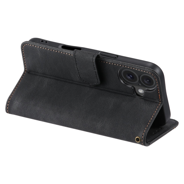 Nail Skin Feel Stitching Calf Texture Leather Phone Case