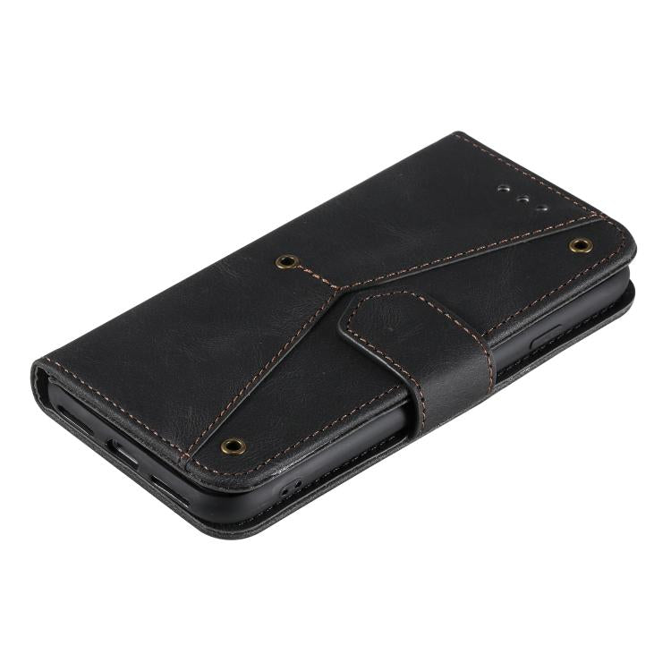 Nail Skin Feel Stitching Calf Texture Leather Phone Case