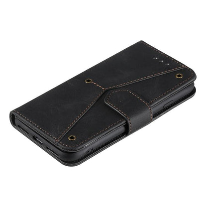 Nail Skin Feel Stitching Calf Texture Leather Phone Case