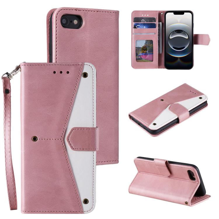 Nail Skin Feel Stitching Calf Texture Leather Phone Case