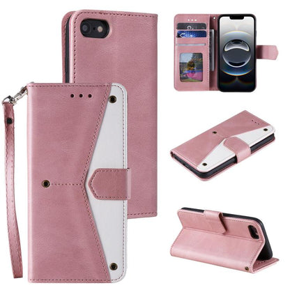Nail Skin Feel Stitching Calf Texture Leather Phone Case