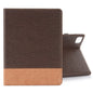 Cross Texture Stitching Leather Tablet Case