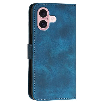 YX0080 Grid Butterfly Embossed Pattern Flip Leather Phone Case with Lanyard, For iPhone 16, For iPhone 15 Pro Max, For iPhone 15 Pro, For iPhone 15 Plus