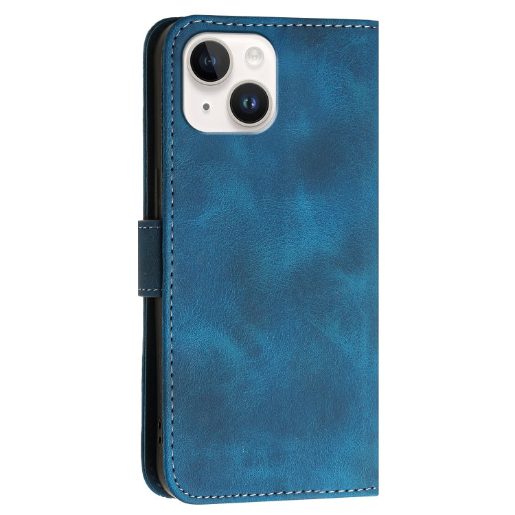 YX0080 Grid Butterfly Embossed Pattern Flip Leather Phone Case with Lanyard, For iPhone 13, For iPhone 13 mini, For iPhone 12 / 12 Pro, For iPhone 12 Pro Max