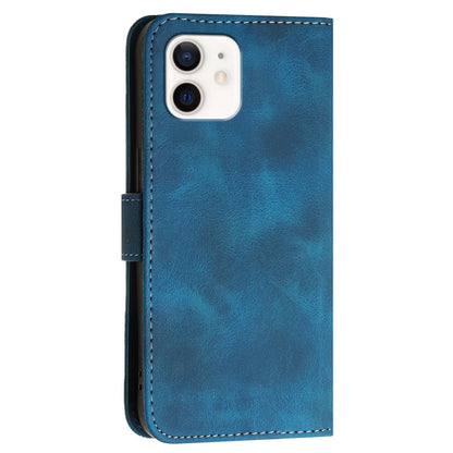 YX0080 Grid Butterfly Embossed Pattern Flip Leather Phone Case with Lanyard, For iPhone 12 mini, For iPhone 11 Pro Max, For iPhone 11, For iPhone 11 Pro