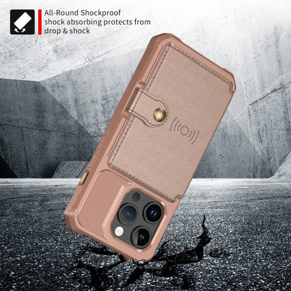 Magnetic Wallet Card Bag Leather Phone Case, For iPhone 15 Pro Max, For iPhone 15 Pro, For iPhone 15 Plus, For iPhone 15