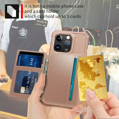 Magnetic Wallet Card Bag Leather Phone Case, For iPhone 15 Pro Max, For iPhone 15 Pro, For iPhone 15 Plus, For iPhone 15