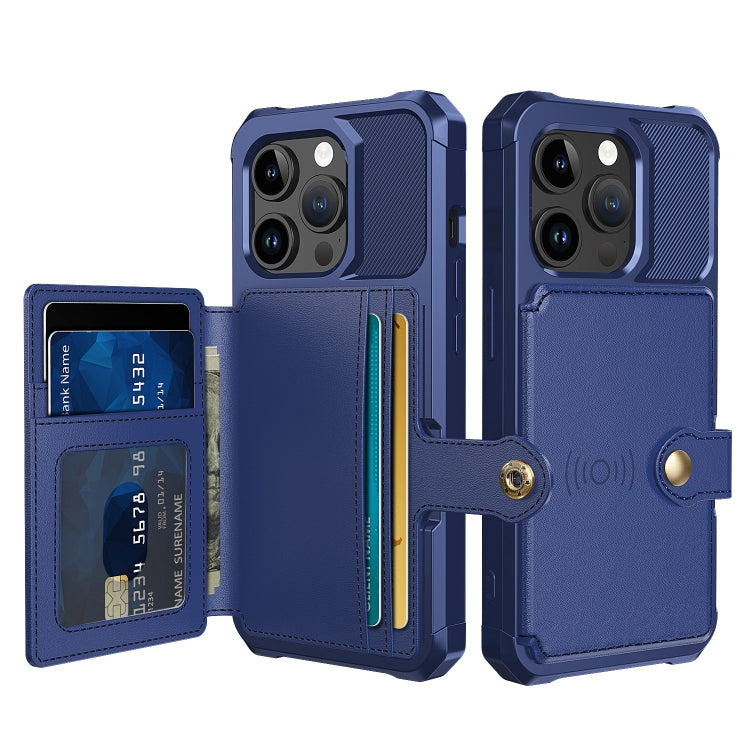 Magnetic Wallet Card Bag Leather Phone Case, For iPhone 15 Pro Max, For iPhone 15 Pro, For iPhone 15 Plus, For iPhone 15