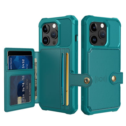 Magnetic Wallet Card Bag Leather Phone Case, For iPhone 15 Pro Max, For iPhone 15 Pro, For iPhone 15 Plus, For iPhone 15