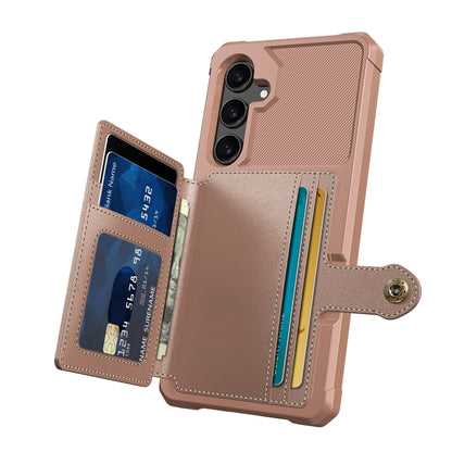 Magnetic Wallet Card Bag Leather Phone Case