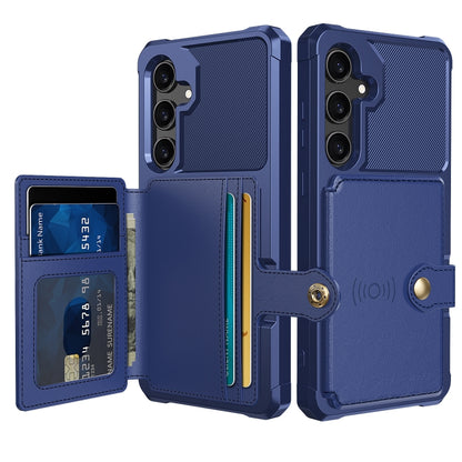 Magnetic Wallet Card Bag Leather Phone Case