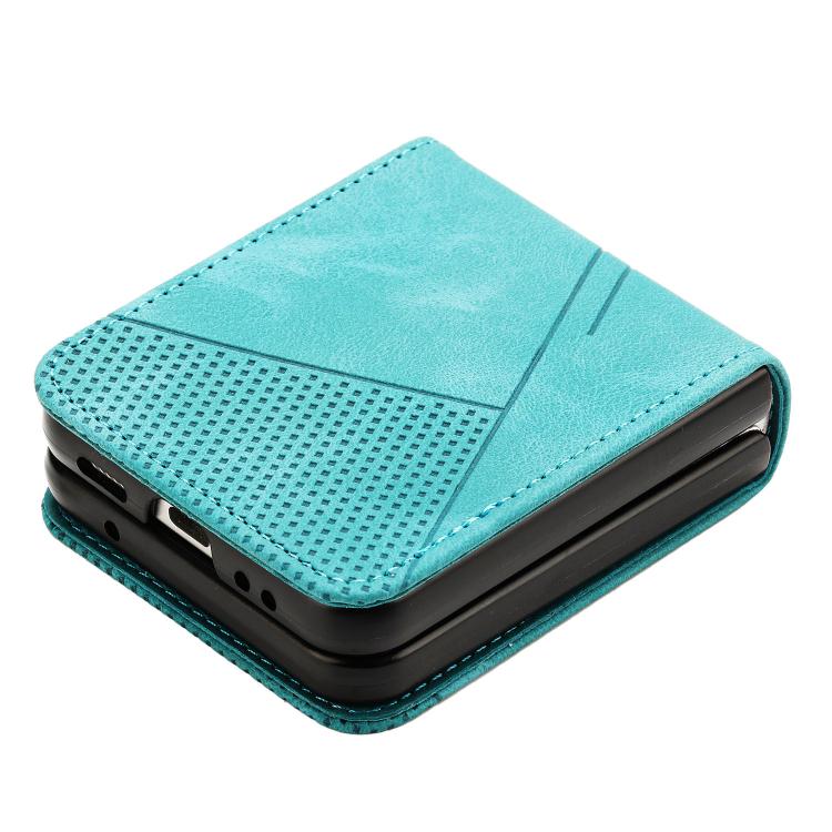 Dream Triangle Leather Phone Case with Lanyard, For Samsung Galaxy Z Flip7, For Samsung Galaxy Z Flip5, For Samsung Galaxy Z Flip4, For Samsung Galaxy Z Flip3 5G