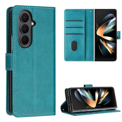 Solid Color Calf Texture Folding Leather Phone Case, For Galaxy Z Fold8 5G, For Galaxy Z Fold8 Ultra 5G, For Galaxy Z Flip8 5G