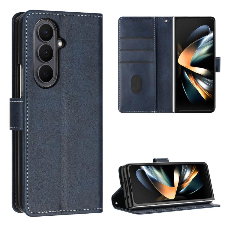 Solid Color Calf Texture Folding Leather Phone Case, For Galaxy Z Fold8 5G, For Galaxy Z Fold8 Ultra 5G, For Galaxy Z Flip8 5G