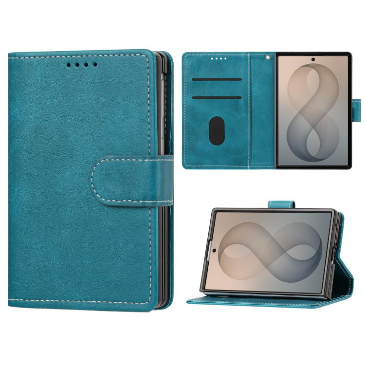 Solid Color Calf Texture Folding Leather Phone Case, For Galaxy Z Fold8 5G, For Galaxy Z Fold8 Ultra 5G, For Galaxy Z Flip8 5G