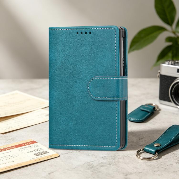 Solid Color Calf Texture Folding Leather Phone Case, For Galaxy Z Fold8 5G, For Galaxy Z Fold8 Ultra 5G, For Galaxy Z Flip8 5G