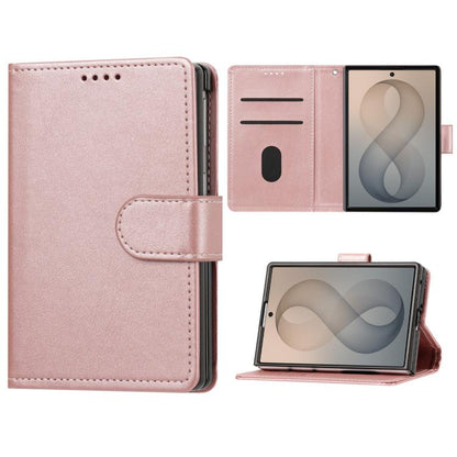 Solid Color Calf Texture Folding Leather Phone Case, For Galaxy Z Fold8 5G, For Galaxy Z Fold8 Ultra 5G, For Galaxy Z Flip8 5G
