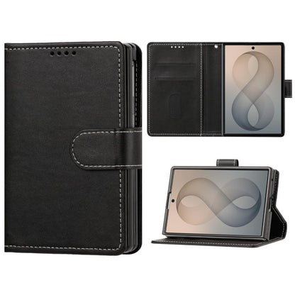 Solid Color Calf Texture Folding Leather Phone Case, For Galaxy Z Fold8 5G, For Galaxy Z Fold8 Ultra 5G, For Galaxy Z Flip8 5G