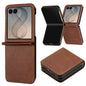 Solid Color Calf Texture Folding Leather Phone Case, For Galaxy Z Fold8 5G, For Galaxy Z Fold8 Ultra 5G, For Galaxy Z Flip8 5G