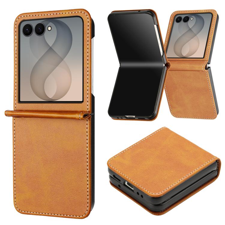 Solid Color Calf Texture Folding Leather Phone Case, For Galaxy Z Fold8 5G, For Galaxy Z Fold8 Ultra 5G, For Galaxy Z Flip8 5G