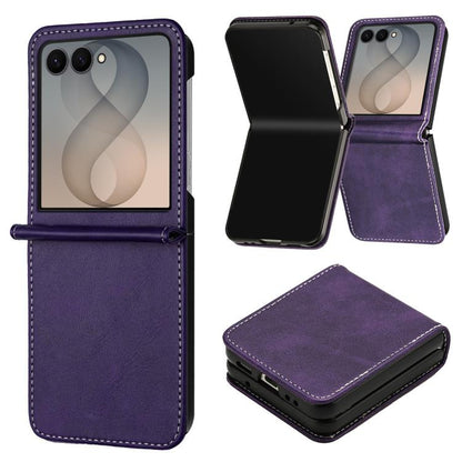 Solid Color Calf Texture Folding Leather Phone Case, For Galaxy Z Fold8 5G, For Galaxy Z Fold8 Ultra 5G, For Galaxy Z Flip8 5G