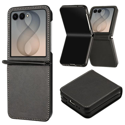 Solid Color Calf Texture Folding Leather Phone Case, For Galaxy Z Fold8 5G, For Galaxy Z Fold8 Ultra 5G, For Galaxy Z Flip8 5G
