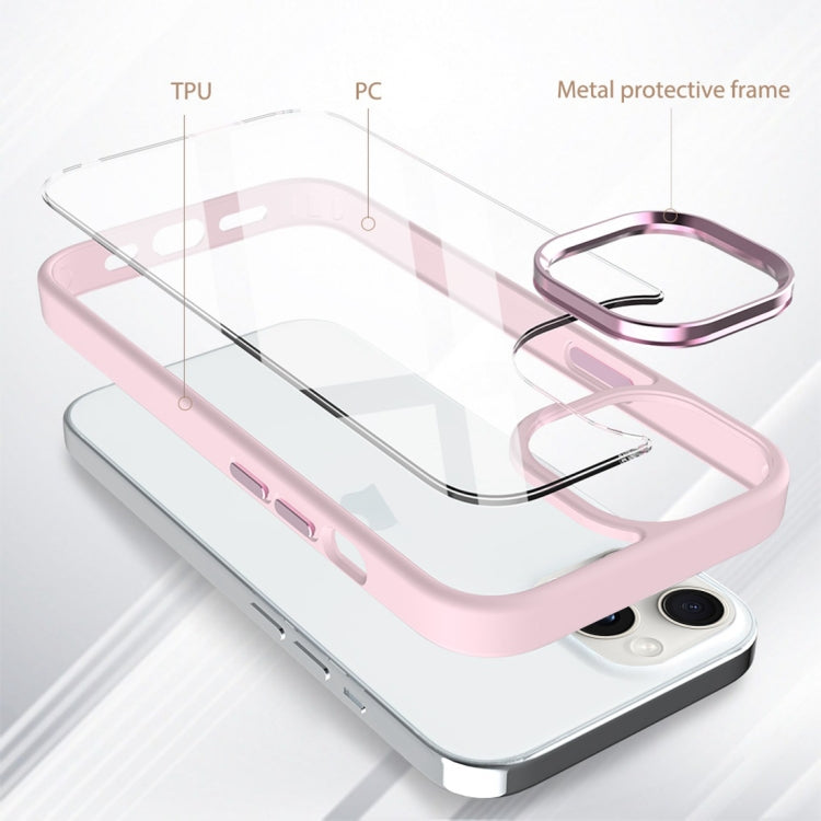 Gold Shield 2 in 1 PC + TPU Shockproof Phone Case, For iPhone 15 Pro Max, For iPhone 15 Pro, For iPhone 15