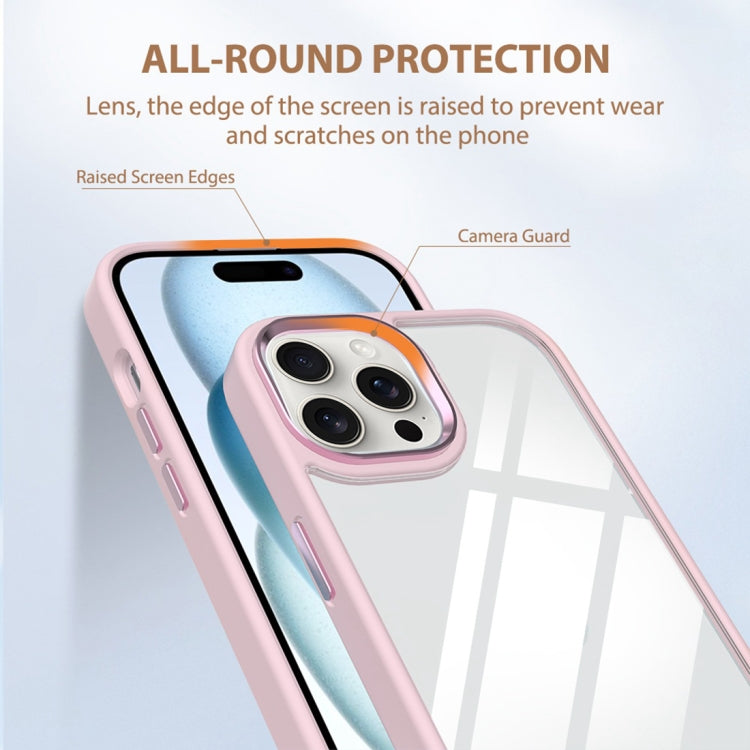 Gold Shield 2 in 1 PC + TPU Shockproof Phone Case, For iPhone 15 Pro Max, For iPhone 15 Pro, For iPhone 15