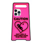 Warning Signs Noctilucent Silicone Phone Case