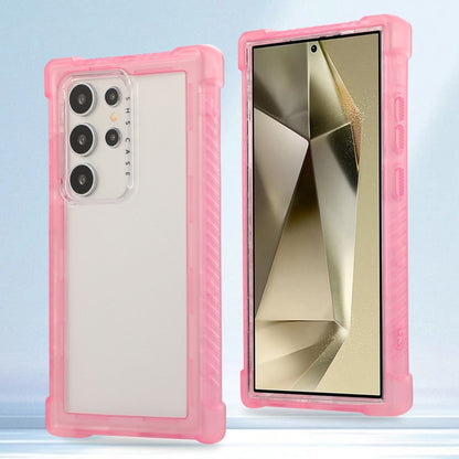 Transparent Matte TPU Hybrid PC 3-in-1 Phone Case