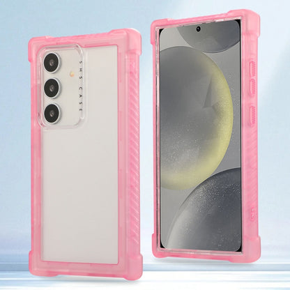 Transparent Matte TPU Hybrid PC 3-in-1 Phone Case