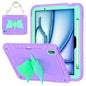 Kickstand PC Hybrid Silicone Tablet Case with Strap, For iPad Air 11 2026 / 2025 / 2024, For iPad Pro 11 2025 / 2024
