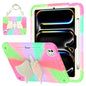 Kickstand PC Hybrid Silicone Tablet Case with Strap, For iPad Air 11 2026 / 2025 / 2024, For iPad Pro 11 2025 / 2024