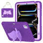 Kickstand PC Hybrid Silicone Tablet Case with Strap, For iPad Air 11 2026 / 2025 / 2024, For iPad Pro 11 2025 / 2024