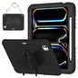 Kickstand PC Hybrid Silicone Tablet Case with Strap, For iPad Air 11 2026 / 2025 / 2024, For iPad Pro 11 2025 / 2024