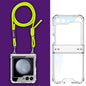 GKK Airbag Hinge Full Coverage Phone Case with Crossbody Rope, For Samsung Galaxy Z Flip5, For Samsung Galaxy Z Flip3
