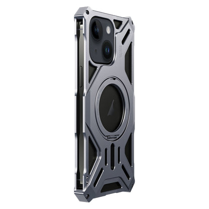 Aluminum Alloy Borderless MagSafe Rotating Holder Phone Case