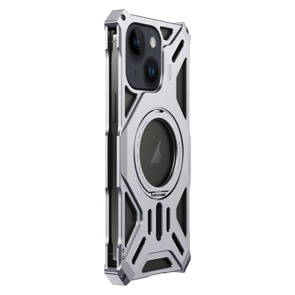 Aluminum Alloy Borderless MagSafe Rotating Holder Phone Case