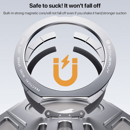 Aluminum Alloy Borderless MagSafe Rotating Holder Phone Case