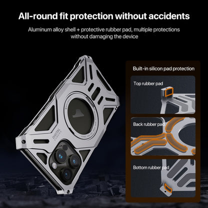 Aluminum Alloy Borderless MagSafe Rotating Holder Phone Case