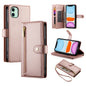Nine Card-slot Zipper Wallet Bag Leather Phone Case, For iPhone 11 Pro Max, For iPhone 11, For iPhone 11 Pro